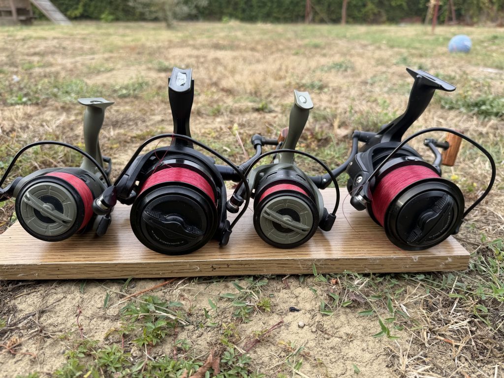 6000 vs 8000 reel comparison showing Prologic Commander 6000S and Sonik VaderX RS 8000 reels