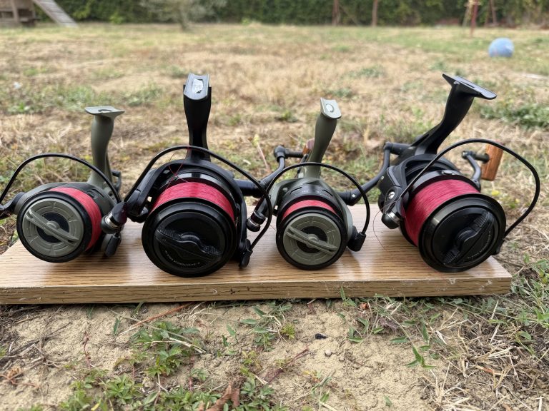 6000 vs 8000 reel comparison showing Prologic Commander 6000S and Sonik VaderX RS 8000 reels