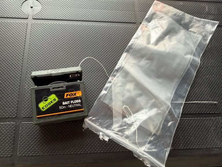 Bait floss alternative guide showing Fox Edges fishing bait floss beside PVA bags